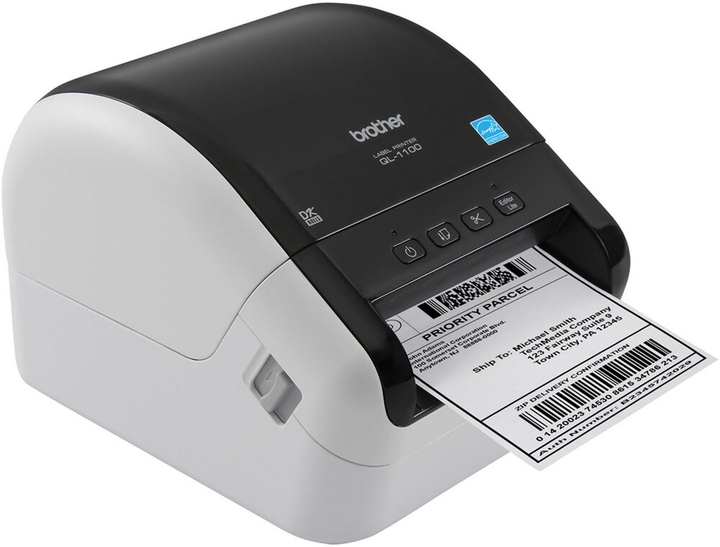 Принтер етикеток Brother QL-1100c (QL1100CZW1) - зображення 2