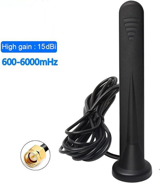 Магнитная антенна 4G 5G LTE+ SMA 15дБ 3м – фото, отзывы, характеристики ...