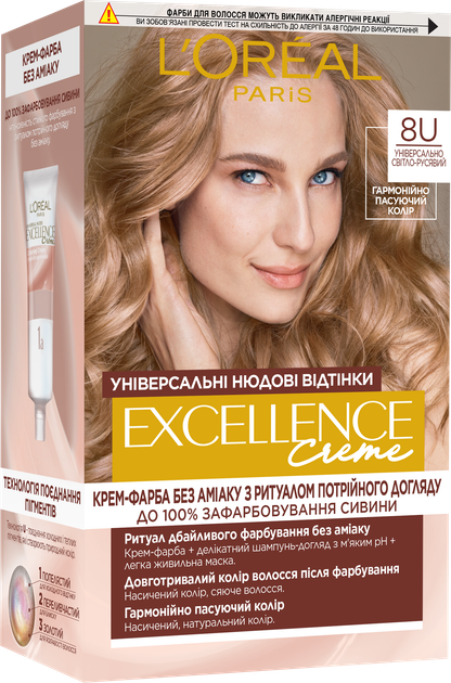 Стойкая крем-краска для волос L'Oreal Paris Excellence Crème