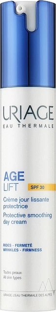 Захисний розгладжувальний денний крем - Uriage Age Lift Protective Smoothing Day Cream SPF30 40ml (1133396-118986) - Фото 1 Захисний розгладжувальний денний крем - Uriage Age Lift Protective Smoothing Day Cream SPF30 40ml (1133396-118986) - зображення 1