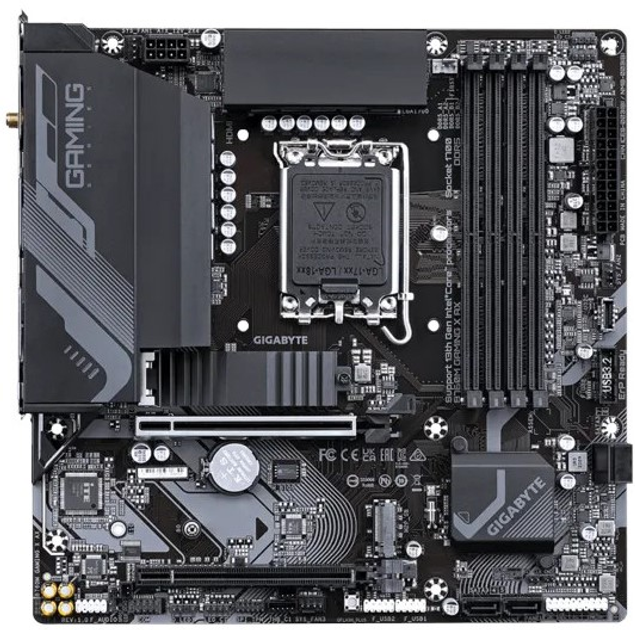 Płyta główna Gigabyte B760M GAMING X AX (s1700, Intel B760, PCI-Ex16) (B760MGAMINGXAX1.2) - obraz 1