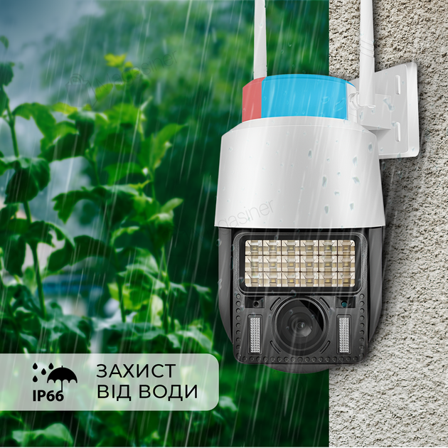 Уличная поворотная WI-FI IP-камера видеонаблюдения IP WiFi Q18 v380 3 Мп с удаленным доступом (2942) - изображение 7