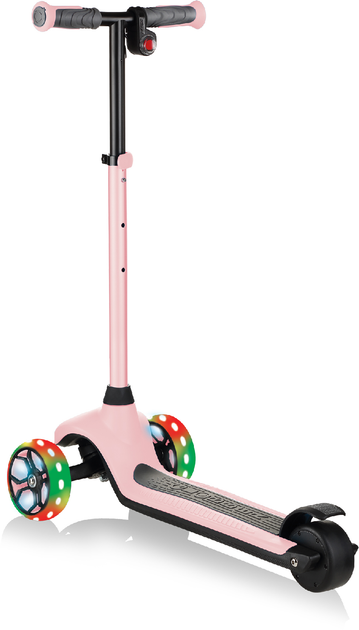 Электросамокат Globber E-motion 4 3-х колесный с подсветкой до 50 кг 6+ Пастельно-розовый (755-210) - Фото 2 Электросамокат Globber E-motion 4 3-х колесный с подсветкой до 50 кг 6+ Пастельно-розовый (755-210) - изображение 2