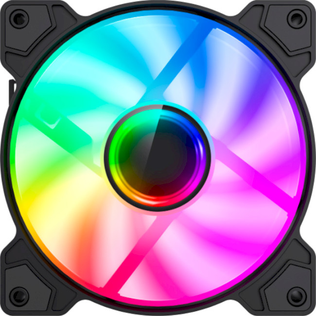 Кулер для корпуса GameMax FN12A-M6I Master Fan ARGB-подсветка 120мм Черный - изображение 2