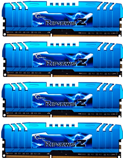 Пам'ять для настільних комп'ютерів G.Skill 32 GB (4x8GB) DDR3 2400 MHz (F3-2400C11Q-32GZM) - Фото 1 Пам'ять для настільних комп'ютерів G.Skill 32 GB (4x8GB) DDR3 2400 MHz (F3-2400C11Q-32GZM) - изображение 1