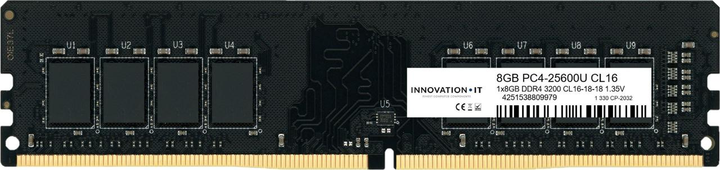 Пам'ять для настільних комп'ютерів Innovation IT 8 GB DDR4 3200 MHz (Inno8G3200S) - изображение 1