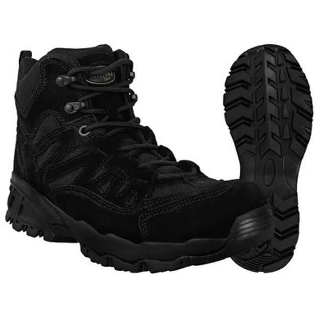 Ботинки тактические MIL-TEC Squad Boots 5 Inch Black 38 (245 мм) - изображение 1