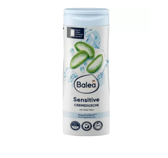 Гель для душу Balea Sensitive 300 мл (4058172636639) - Фото 1 Гель для душу Balea Sensitive 300 мл (4058172636639) - изображение 1