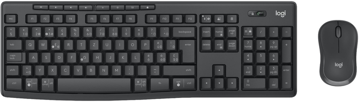 Комплект бездротовий Logitech MK370 Combo for Business Wireless Graphite (920-012067) - зображення 1