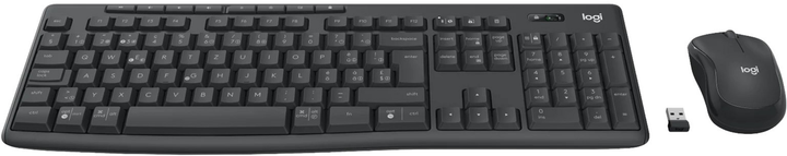 Комплект бездротовий Logitech MK370 Combo for Business Wireless Graphite (920-012067) - зображення 3