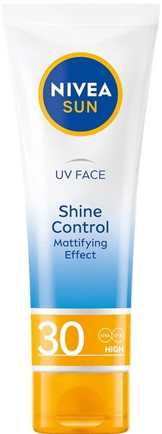 Крем для обличчя Nivea Sun UV Sun UV Face Shine Control матуючий SPF 30 50 мл (5900017089003) - зображення 3