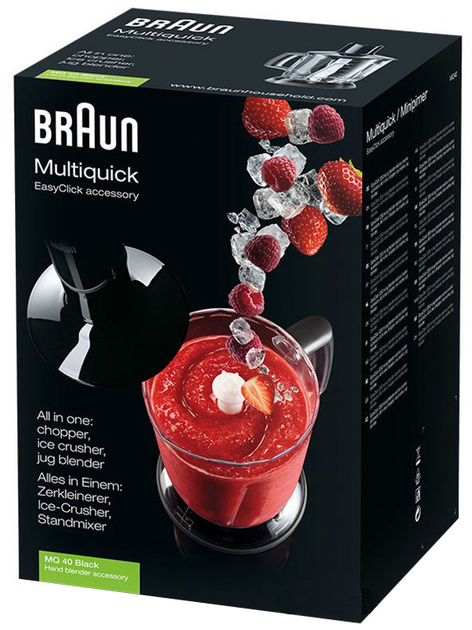 Насадка блендер BRAUN MQ 40 Black – фото, отзывы, характеристики в ...
