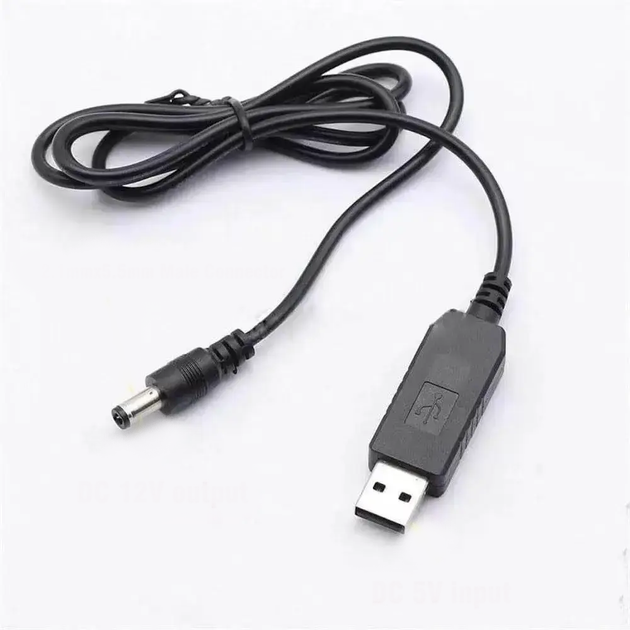 Кабель usb dc 12 v, usb проволока для подключения роутера к повербанку, DC 5.5×2.1 мм шнур для роутера - изображение 2