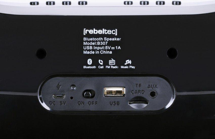 Динамік мобільний Rebeltec SoundBox 320 Black-Silver - изображение 4
