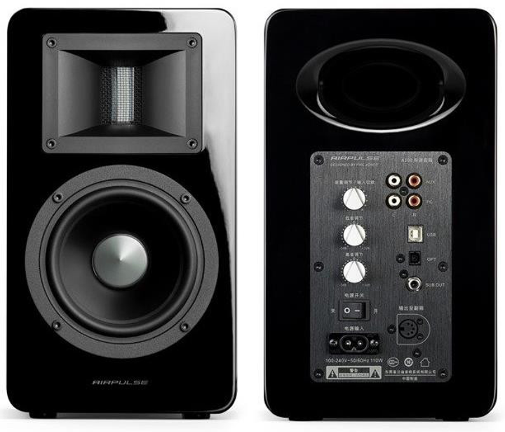 Фронтальні акустичні колонки Edifier Airpulse A100 Black (2-pack) - изображение 3