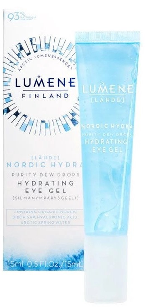 Гель під очі Lumene Lahde Purity Dew Drops зволожувальний 15 мл (6412600803211) - зображення 2