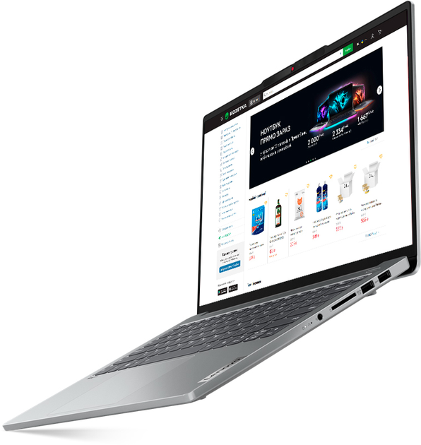 ноутбук lenovo ideapad pro 5 14ahp9 83d3003cra arctic grey