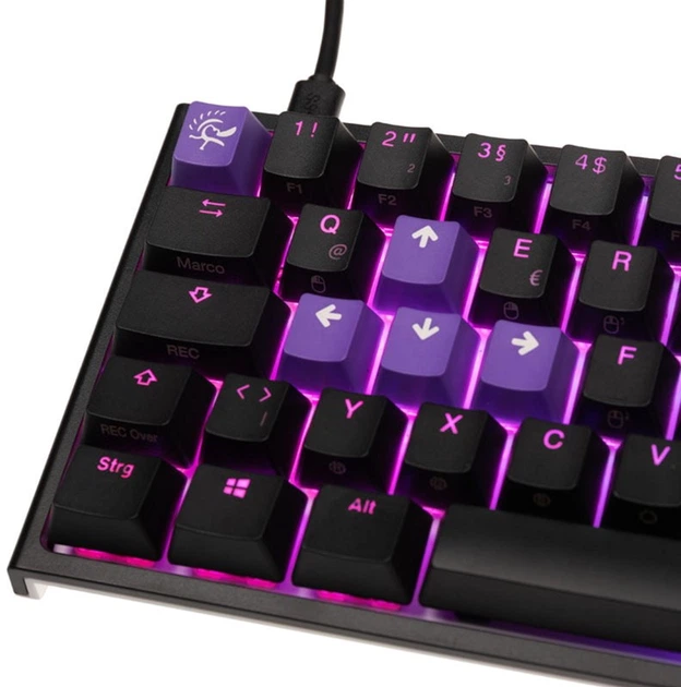 Klawiatura przewodowa Ducky One 2 Mini Cherry MX Blue USB Black (DKON2061ST-CDEPDAZT1) - obraz 3