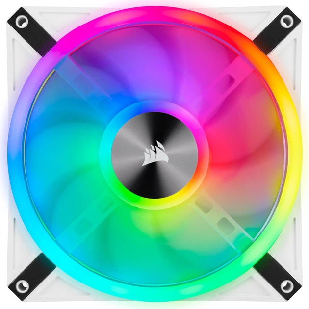 Вентилятори Corsair iCUE QL140 RGB PWM Dual Pack 2x140mm (CO-9050106-WW) - зображення 2