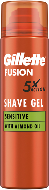 Гель для бритья Gillette Fusion Для чувствительной кожи 200 мл ...