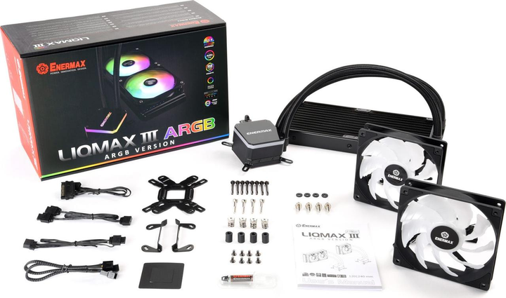 Водяне охолодження Enermax Liqmax III ARGB 240 (ELC-LMT240-ARGB) - изображение 3
