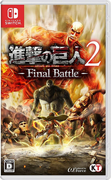 Гра Nintendo Switch Attack on Titan 2: Final Battle (Картридж) (0040198003131) - зображення 1