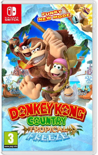 Gra Nintendo Switch Donkey Kong Country Returns Tropical Freeze (Kartridż) (0045496421748) - obraz 1