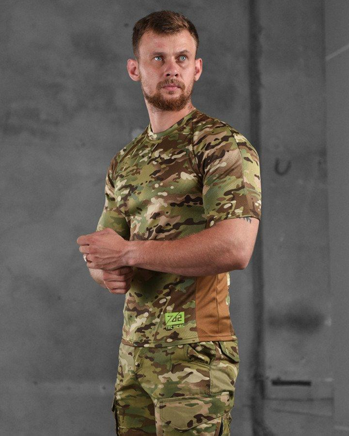 Тактическая мужская потоотводящая футболка 7.62 Tactical XL мультикам (87551) - изображение 2
