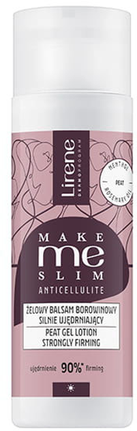 Żelowy balsam do ciała Lirene Make Me Slim! Anticellulite borowinowy 200 ml (5900717855106) - obraz 1