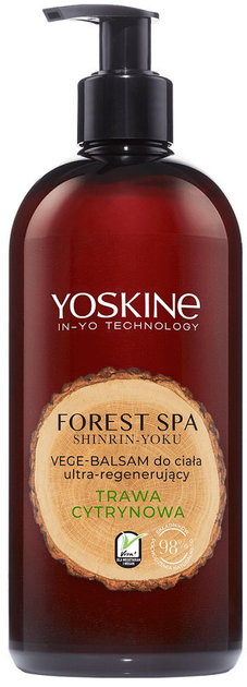 Balsam do ciała Yoskine Forest Spa Vege Trawa Cytrynowa 400 ml (5900525072931) - obraz 1