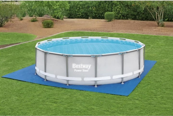 Mata pod basen Bestway Flowclear 488 x 488 cm (6941607354551) - obraz 6