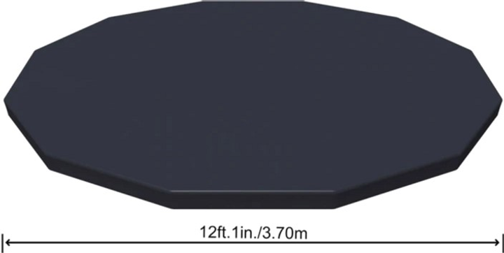 Накриття для басейну Bestway Flowclear 370 см (6942138951646) - зображення 3