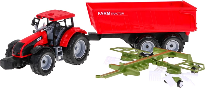 Traktor Farm Tractor Set do przewracania siana z wywrotką (5903864950090) - obraz 3