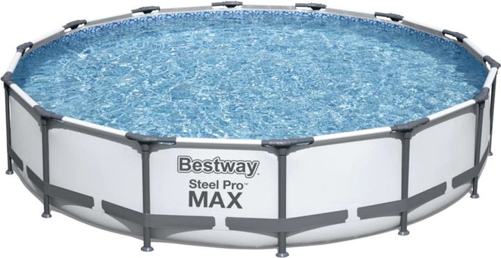 Каркасний басейн Bestway Steel Pro Max 3 in 1 з фільтруючою помпою 427 x 84 см (6942138983210) - зображення 1