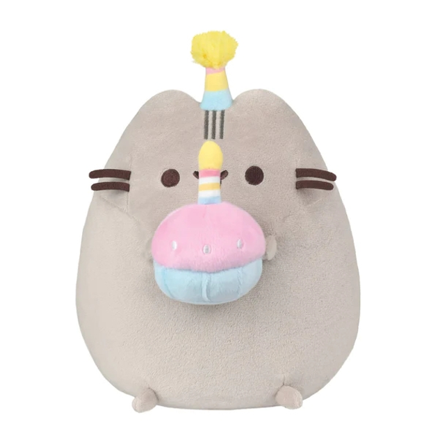 Maskotka Aurora Pusheen Birthday Party With Cake 24 cm (5034566615281) - obraz 1