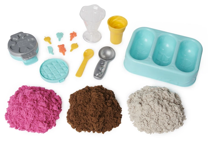 Piasek kinetyczny Kinetic Sand Lodowe specjały 454 g (0778988324486) - obraz 5