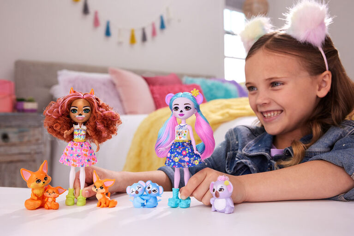 Лялька Mattel Enchantimals Glam Party Family Koalas 15 см (194735149308) - зображення 3