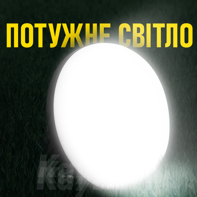 Акумуляторний LED світильник підвісний Andowl Q-D009X1 10W прожектор вологозахисний кемпінговий з акумулятором (Зелений) - зображення 2
