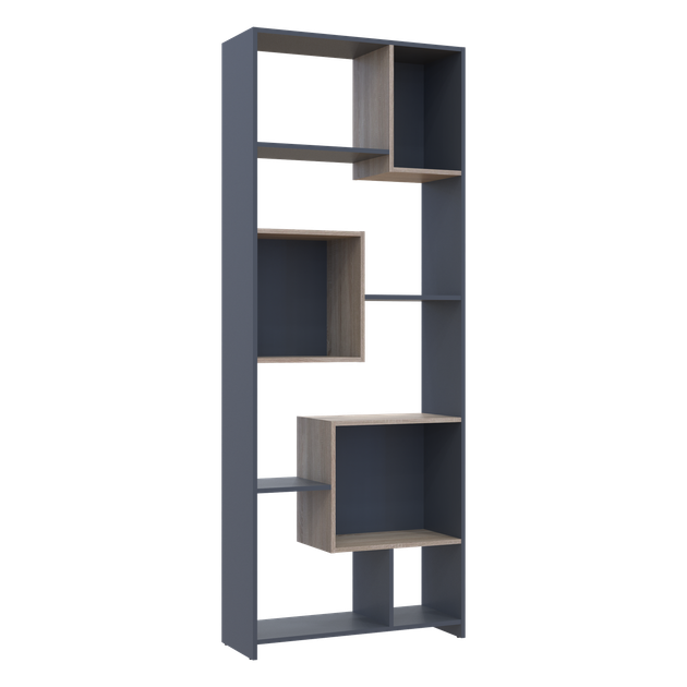 Этажерка Doros B1S Графит/Дуб Сонома 81х30х210 см (41516040) - изображение 2