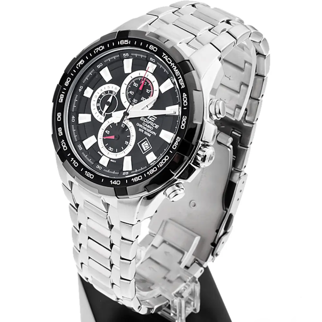 Годинники чоловічі оригінальні японські Casio Edifice EF-539D-1AVEF кварцові зі сталевим браслетом (модуль - зображення 3