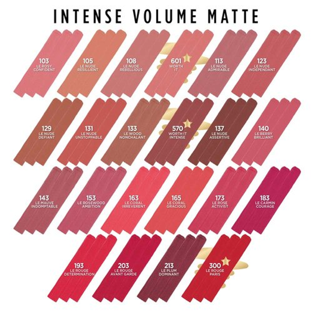 Szminka do ust L'Oreal Paris Color Riche Intense Volume matowa 505 Le Nude Resilient 2 g (30152182) - obraz 5