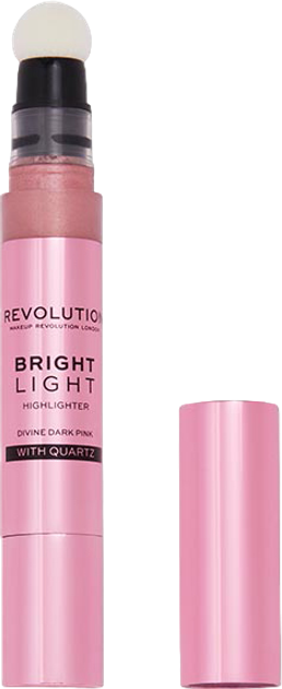 Rozświetlacz do twarzy Makeup Revolution Bright Light Liquid w płynie Divine Dark Pink 3 ml (5057566555845) - obraz 1