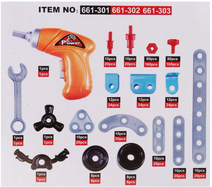 Klocki konstrukcyjne Bohui Toys Junior Block 552 elementy (5903864902204) - obraz 7