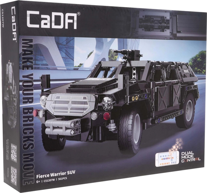 Klocki konstrukcyjne CaDa Fierce Warrior SUV 561 element (5903864957471) - obraz 7