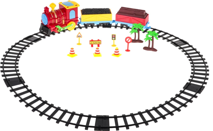 Zestaw do zabawy Shun Da Jia Cartoon Train Give A Kid Happy Childhood (5903864940008) - obraz 4