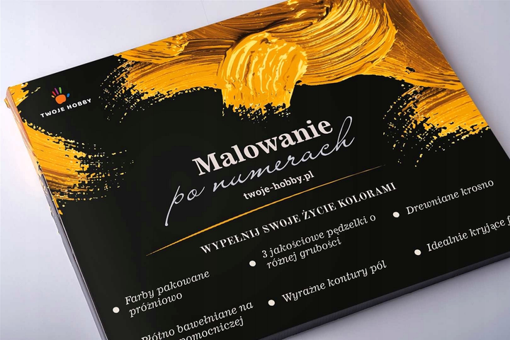 Malowanie po numerach Twoje Hobby Nad Jeziorem 40 x 50 cm (757629025425) - obraz 5