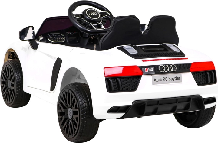 Samochód elektryczny dla dzieci Ramiz Audi R8 Biały (5903864913477) - obraz 5