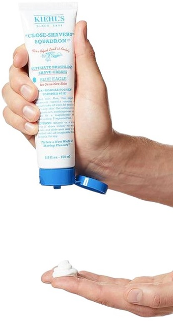 Kiehl's Ultimate Brushless Shave Cream Blue Eagle do skóry wrażliwej 150 ml (3700194700263) - obraz 3