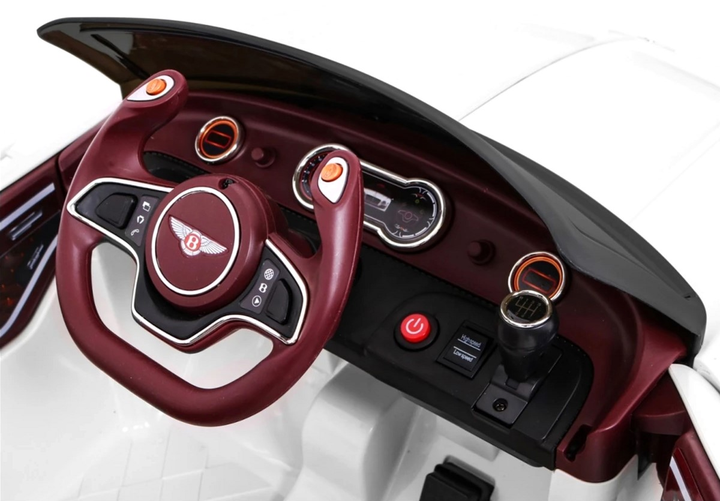 Samochód elektryczny dla dzieci Ramiz Bentley EXP 12 Biały (5903864906110) - obraz 9