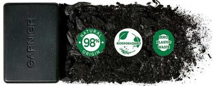 Мило Garnier Pure Active Charcoal Bar 100 г (3600542405744) - зображення 3
